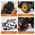 thumbnail image 5 of JOYLDIAS 12V Battery Kids Ride On Excavator Electric Digger 3 Speeds w/Remote Control, Bluetooth, Music, LED Lights (Orange), 5 of 9