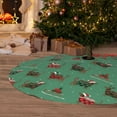 thumbnail image 6 of Picia Christmas Dachshund Print Christmas Tree Skirt , Christmas Tree Skirt Ornaments for Merry Christmas Holiday Party Decorations Indoor Outdoor-48", 6 of 7