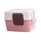thumbnail image 3 of Caja de arena para gatos Strade Fareast Limited completamente cubierta Rosa, 3 of 8