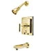 thumbnail image 3 of Kingston Brass KB86520CML Robinet de Baignoire et Douche à Poignée Unique, 3 of 4