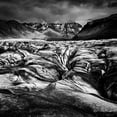 thumbnail image 3 of Digalakis, George 12x12 Black Modern Framed Museum Art Print Titled - The Black Glacier, 3 of 5