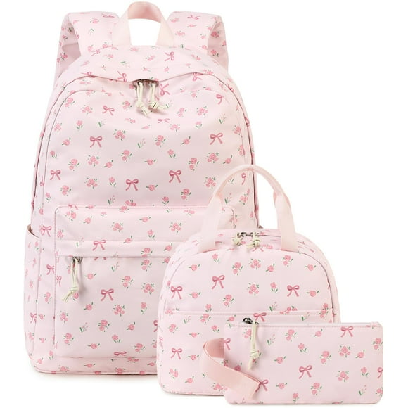 Mochila escolar Bluboon para adolescentes con lonchera y estuche para lápices