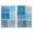 Blue Rustic Abstraction, variant on Stupell Industries Modern Retro Pastel Geometrics 2pc Canvas Art Set, 16 x 20 each, by Coco Good