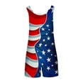thumbnail image 4 of QATAINLAV Wide Leg Jumpsuits for Women American Flag Bib Rompers Casual Sleeveless Strap One Piece Pants 2024 4th of July Festival Outfits Blue XXXL Ofertas Relampago de Hoy, 4 of 6