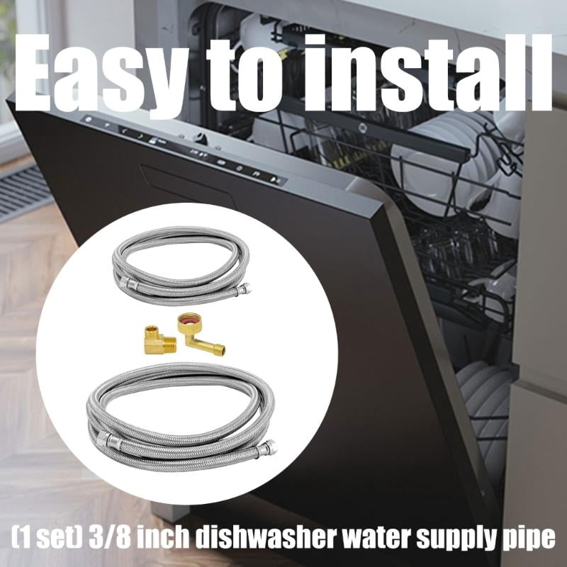 CEORPER Practical Copper Dishwasher Water Tube 3/8inch Suitable for Various Brands
