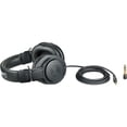 thumbnail image 5 of Audio-Technica ATH-M20x Professional Studio Monitor Headphones, Black (AUD ATHM20X) + Microfiber Cleaning Cloth + Headphone stand + XPIX HEADPHONE CASE + Goby Labs Headphone Cleaner 4 fl oz, 5 of 7
