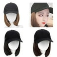 thumbnail image 2 of Wigs with Hat Baseball Wigs Hat Cancers Patients Straight Hair Wigs Hat Sun Hat, 2 of 19