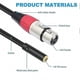 thumbnail image 4 of Dual XLR to 3.5mm Female Adapter, Balanced Mini Jack to Microphone Cable for Speaker Mixer, 4 of 5