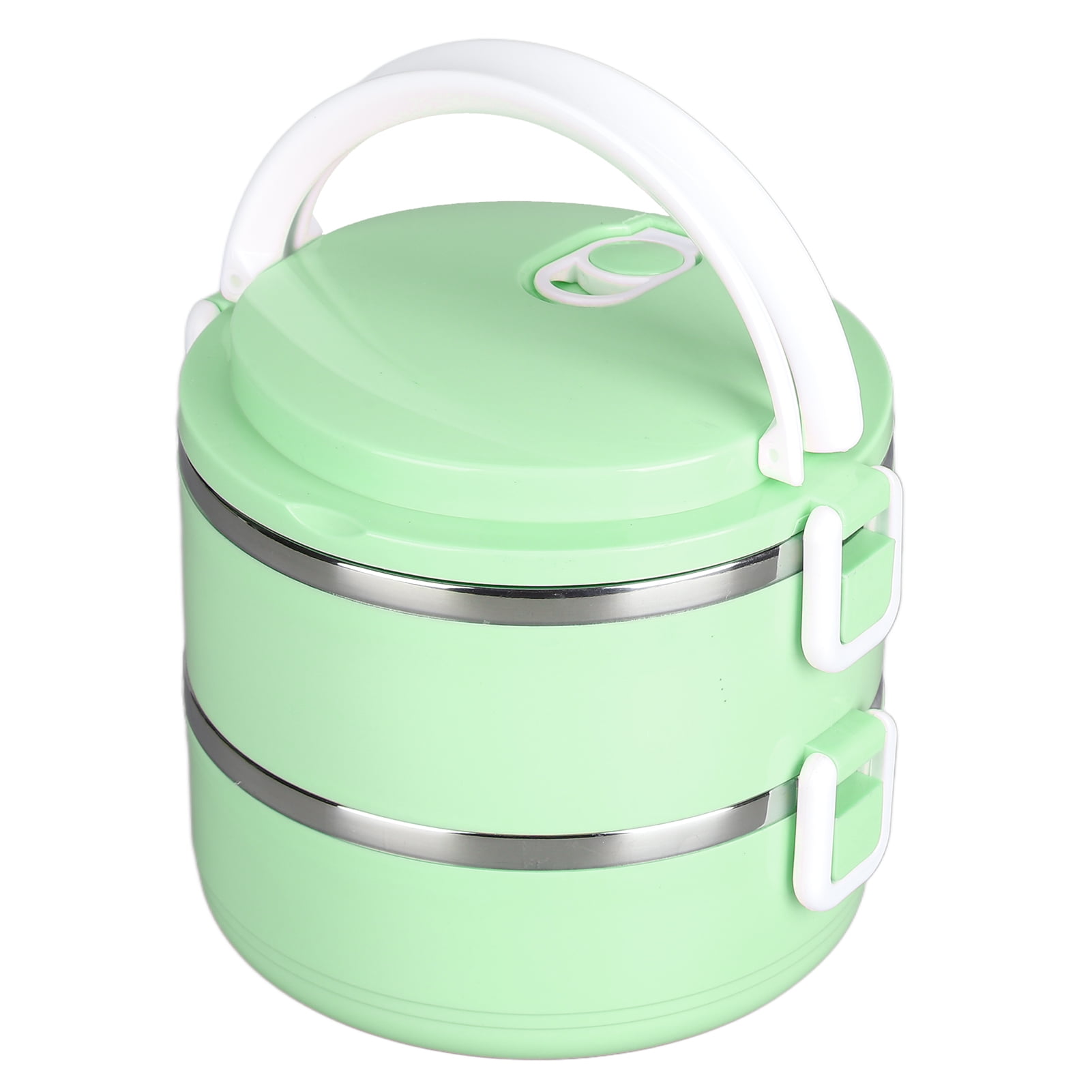Chok 900ml Lunch Box 1 Layer Thermal Insulated Hot Food Lunch Containers  Portable 304 Stainless Steel Adult Kids Lunch Box Cold and Hot Food Storage  for School Office Outdoor Travel(Green) 