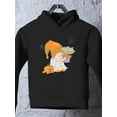 thumbnail image 3 of Halloween Gnome  W Gummy Eyes Hoodie Toddler -Image by Shutterstock,  5 Toddler, 3 of 4