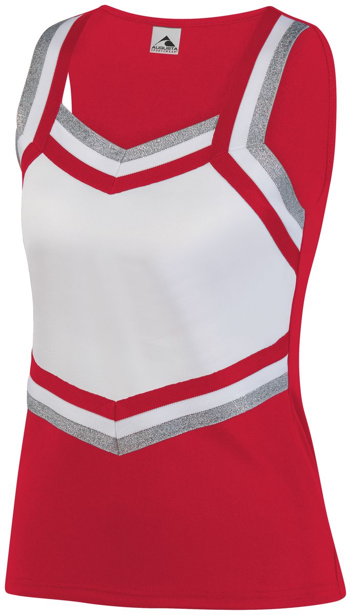 Augusta Sportswear Red/ White/ Metallic Silver 6374 XL - image 4 of 4