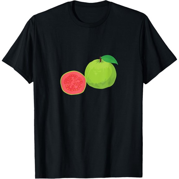 Guava Fruit T-Shirt men and women can wear, black, white, gifts