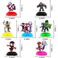 thumbnail image 5 of Small Spider-Man honeycomb ornaments birthday party desktop decoration table party table paper base spot., 5 of 5