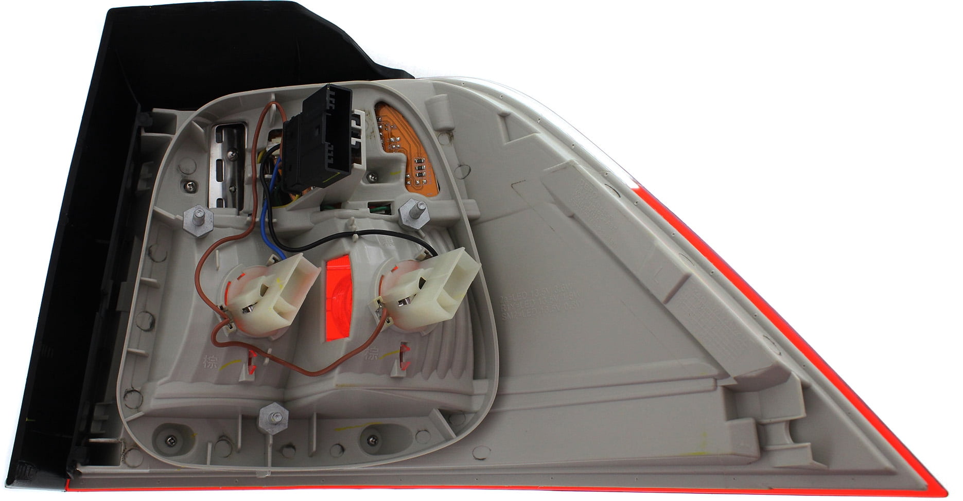 Tail Light Compatible With 2008 BMW 535xi 2009-2010 535i xDrive Left Driver Side, Outer With bulb(s)