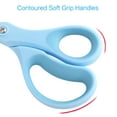 thumbnail image 4 of LIVINGO Office Scissors All Purpose, Titanium Sharp Shears Home Crafting Assorted 3 Pack 8", 4 of 6