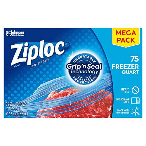 1 quart bolsa ziploc