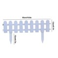 thumbnail image 3 of Dvumao Outdoor Decor, Plastic Fencing PVC Gardening White Hedge Fence Decorative Patio Garden, Birthday Gifts, 3 of 7