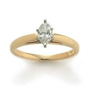 1/2 Carat Marquise Diamond Solitaire