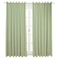 thumbnail image 4 of Modern Decorative Window Curtains 2Pcs In Light Green For Living Room And Bedroom 245x140cm Offering Sunlight Dispersion Function, 4 of 4