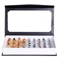 thumbnail image 4 of Linjieee His And Hers Jewelry Organizer High-grade 72 Slot Ring Box Velvet Jewelry Ring Display Case Box Jewelry Storage, 4 of 4