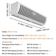 thumbnail image 4 of SKYSHALO 42" Commercial Indoor Air Curtain with Dual Speeds, 1350CFM, Wall-Mounted Over Door Fan with Limit Switch, Easy Installation, 110V Unheated, 4 of 9