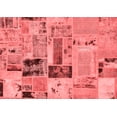 thumbnail image 1 of Ahgly Company Indoor Rectangle Patchwork Red Transitional Area Rugs, 2' x 4', 1 of 4