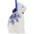 thumbnail image 5 of Kurt Adler Blue and White Kitty Cats Holiday Ornaments Set of 2 Porcelain, 5 of 7