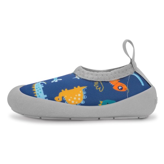 Jan & Jul Easy-On Summer Aqua Shoes for Boys (Dino Buddies, US Size 9 Toddler)