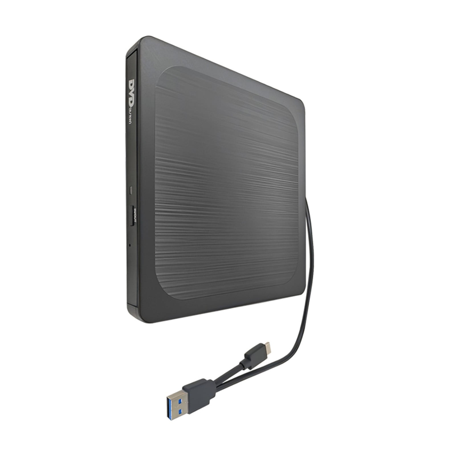 Fast Speed 24X 8X Disc Burning Reader External Drive with USB3.0 and Type C Port Portable Design