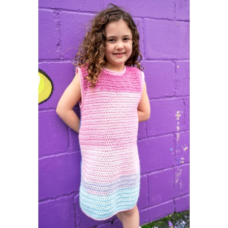 Lion Brand Mandala Baby Arendelle Self-Striping Light Acrylic Yarn