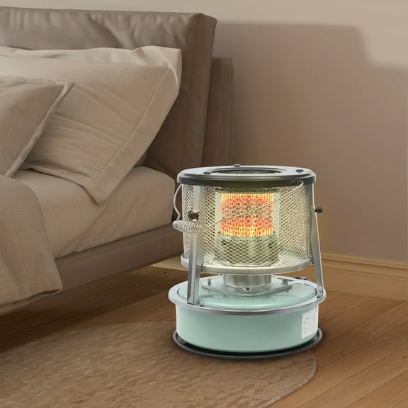 ChicHomey Green Portable Kerosene Heater - 9000BTU,107ft² Heating,with Adjustable Height,Easy to Carry – for Outdoor & Indoor Use