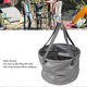 thumbnail image 4 of Collapsible Bucket Thickened Large Capacity Portable Folding Water Container with Handle for Camping Fishing Gray 20L, 4 of 5