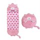thumbnail image 4 of Saco de dormir plegable para niños, almohada con dibujos de animales, antipatadas, 4 of 4