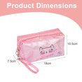 thumbnail image 2 of Sequin Print Monogram Makeup Bag Cartoon Cosmetics Toiletry Travel Organizer Bag, 2 of 5
