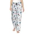 thumbnail image 1 of Balery Undersea Animals Pantalones de pijama para mujer, pijamas ultraligeros, pantalones de estar por casa-Medium, 1 of 6