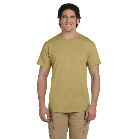 Gildan Ultra Cotton Adult Tee , G200 , Tan , Large