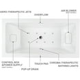thumbnail image 4 of Vanity Art 67" x 32" Acrylic Freestanding Bathtub with Air Bubble System, VAB6814-L, 4 of 5