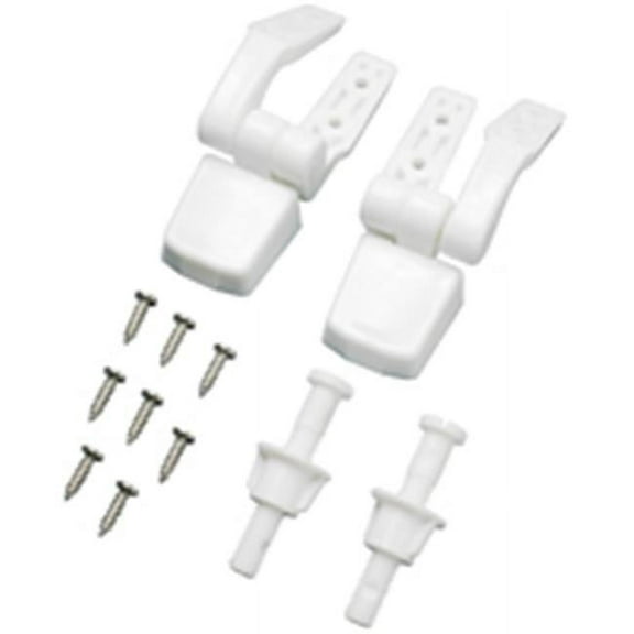 PP835-34 White Toilet Seat Hinge