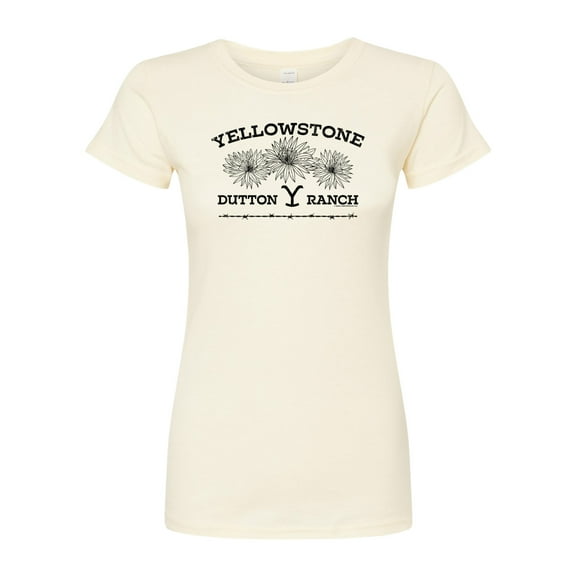 Yellowstone  - Wildflowers  - Juniors Fitted Graphic T-Shirt