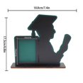 thumbnail image 4 of CSChome Graduation Photo Frame Male Graduates Outline 3D Desktop Graduation Picture Display Frame Wooden Graduation Photo Frame Grad Theme Party Decoration Gift Bachelor Hat Photo Frame, 4 of 6