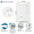 thumbnail image 2 of Audio-Visual Direct Magnetic Weekly Planner Dry-Erase Board for Wall - 24" x 36" - (to Do List, White), 2 of 7
