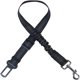 thumbnail image 1 of Arnés de transporte elástico de nailon para perros, correa ajustable con función de absorción de impactos y mosquetón para perros y gatos (Negro), 1 of 5
