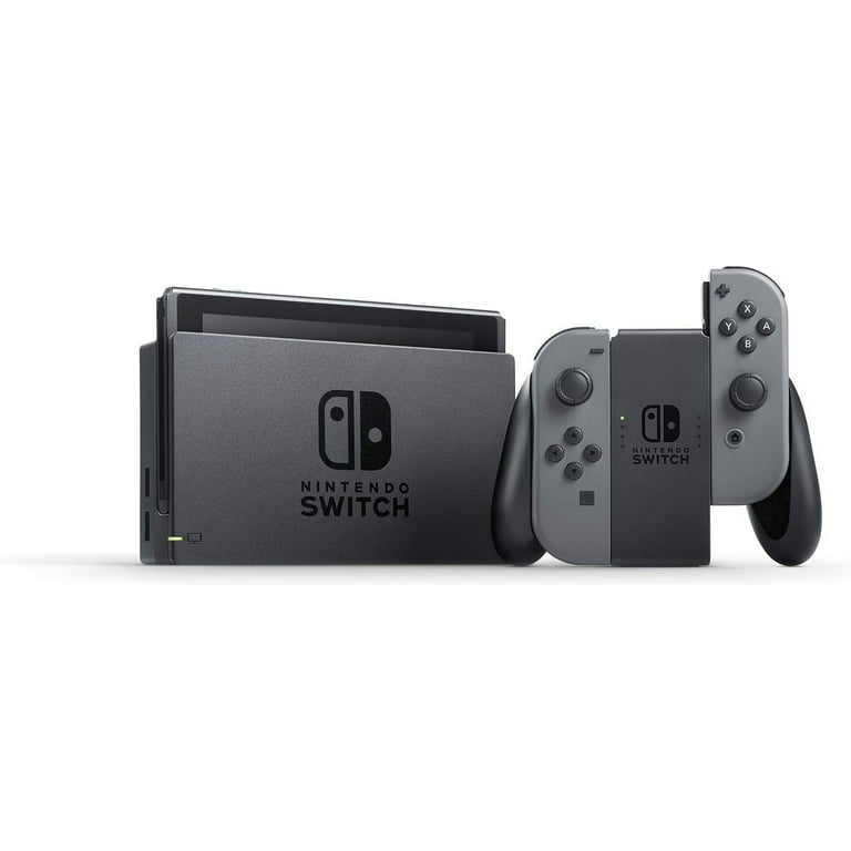 Nintendo Switch - Gray Joy Con Combo Game Console with Nintendo Switch - Gray Joy Con Combo Game Console with