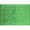 thumbnail image 1 of Ahgly Company Indoor Rectangle Oriental Emerald Green Traditional Area Rugs, 6' x 9', 1 of 4
