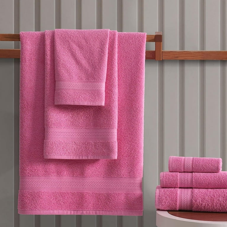 Ruvy Home Basics Turkish Hand Towels for Bathroom Set of 2