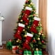 thumbnail image 1 of Chimenea Decoraciones de Navidad Suministros de Decoración de Navidad Red High End Gold Velvet Letter Calcetines 26 Carta Calcetines Regalo de Navidad Calcetines Regalos de Navidad de la Familia, 1 of 4