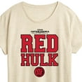 thumbnail image 3 of Marvel Captain America: Brave New World - Red Hulk Collegiate - Women's Short Sleeve Graphic T-Shirt, 3 of 5