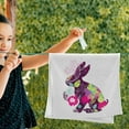 thumbnail image 2 of Easter Rabbit Purple Hand Towels 2 PCS, Kitchen Towel Ultra Soft and Highly Absorbent,Decorative Fingertip Face Towel for Bathroom Hotel, 28.3"x14.4", 2 of 4