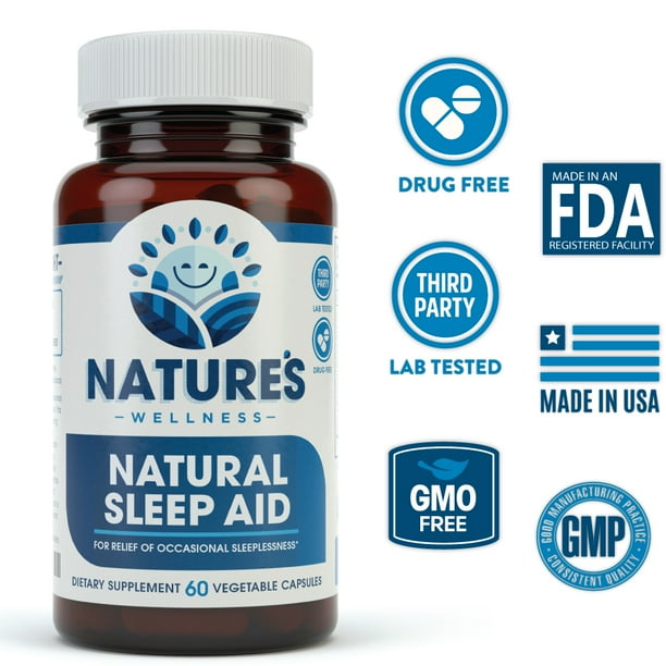 Premium Sleep Aid for Adults Effective Non Habit Forming Natural