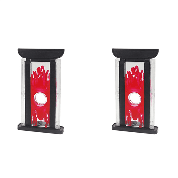 2X Cortador de Mano de Plástico Chopper de Dedo Herramientas de Guillotina para Niños Truco de Magia Juguetes Accesorios Suministros Mágicos Bromas PráCticas Juguetes
